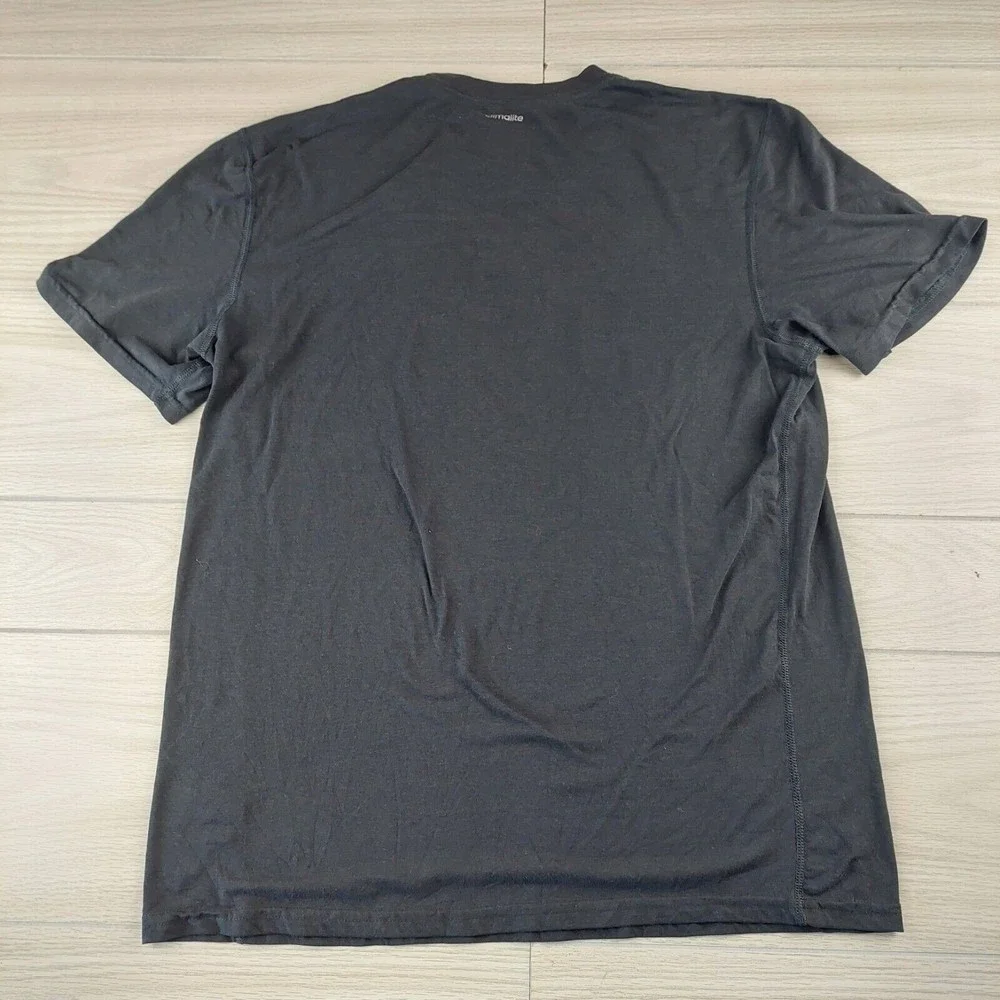 Adidas Ultimate T-Shirt Mens Large Black Leave‎ Legacy Short Sleeve Crewneck